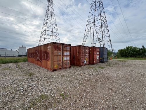Lot of Four (4) Conex Boxes